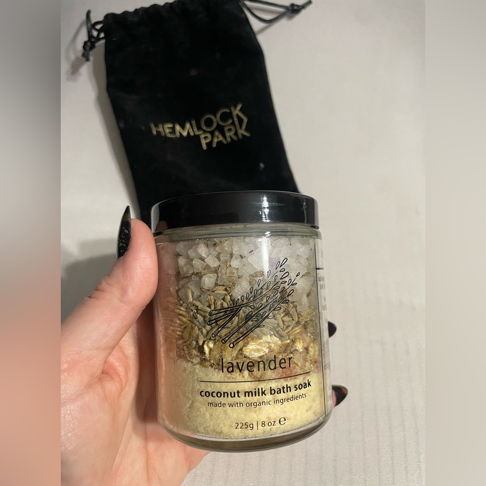 Hemlock Park Lavender Coconut Milk Bath Soak organic spa treatment cute